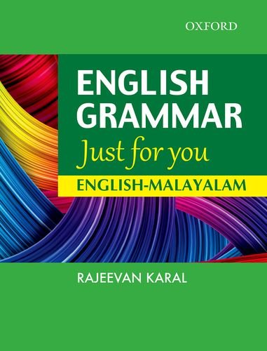 Book English Grammar : just for you English-Malayalam, PB....Karal R free