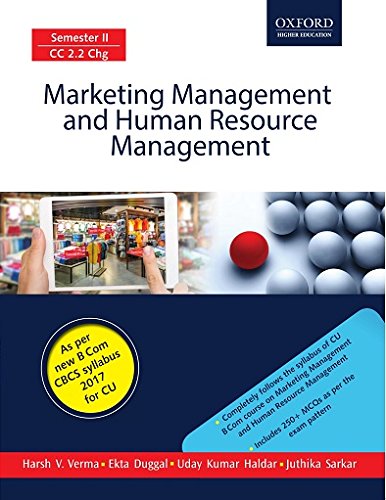 Book Marketing Management And Human Resource Management, 1St Edition free