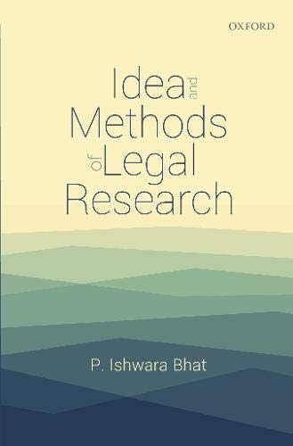 Book Idea and Methods of Legal Research free