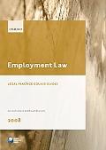 Book Employment Law 2008 (blackstone Legal Practice Course Guide) free