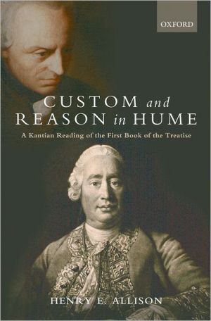 Book Custom and Reason in Hume: A Kantian Reading of the First Book of the Treatise free
