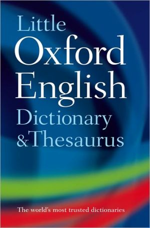Book Little Oxford Dictionary and Thesaurus free