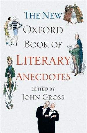 Book The New Oxford Book of Literary Anecdotes (Oxford Books of Prose & Verse) free