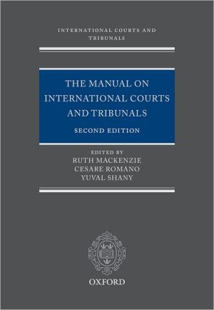 Book The Manual on International Courts and Tribunals (International Courts and Tribunals Series) free