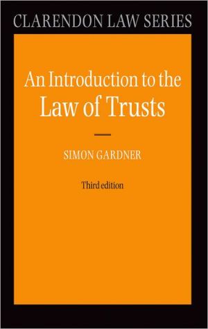Book An Introduction to the Law of Trusts (Clarendon Law Series) free