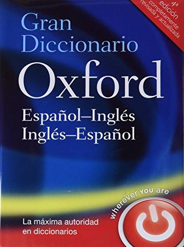 Book Gran Diccionario Oxford Español-Inglés/Inglés-Español (Gran Diccionario Oxford Bilingüe) (Spanish Edition) free