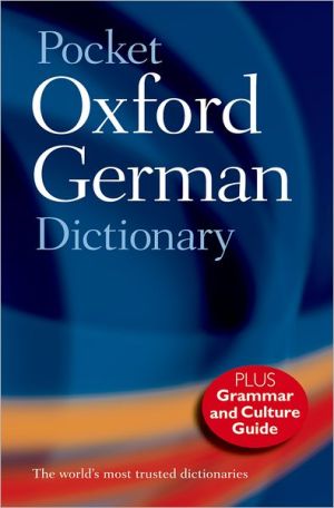 Book Pocket Oxford German Dictionary free