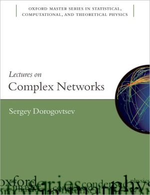 Book Lectures on Complex Networks (Oxford Master Series in Physics) free
