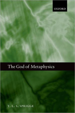Book The God of Metaphysics free