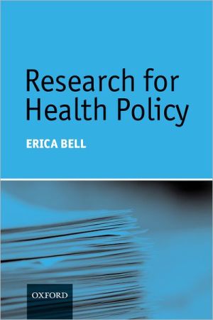 Book Research for Health Policy free