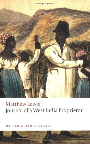Book Journal of a West India Proprietor (Oxford World's Classics) free