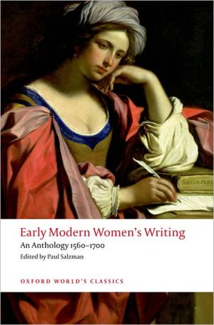 Book Early Modern Women's Writing: An Anthology 1560-1700 (Oxford World's Classics) free