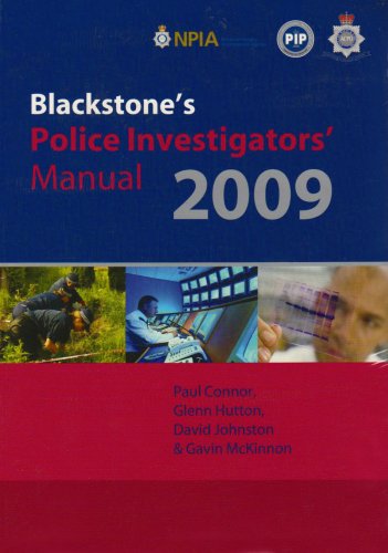 Book Blackstone's Police Investigators' Manual And Workbook 2009 (blackstone's Police Manuals) free