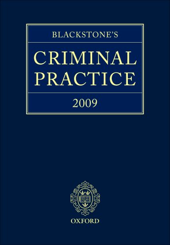 Book Blackstone's Criminal Practice 2009 Pack - Book & Cd-rom free