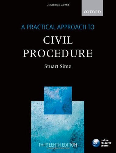 Book A Practical Approach To Civil Procedure free
