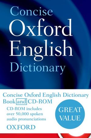 Book Concise Oxford English Dictionary: Book & CD-ROM Set free