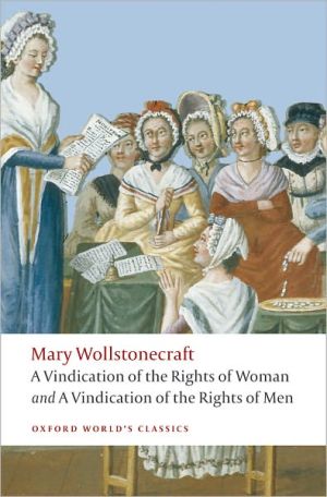 Book A Vindication of the Rights of Woman and A Vindication of the Rights of Men free