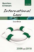 Book Q & A International Law 2009 and 2010 (Blackstone's Law Questions and Answers) free