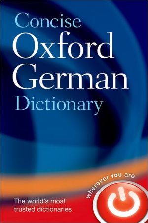 Book Concise Oxford German Dictionary free