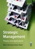 Book Strategic Management: Theory and Application free