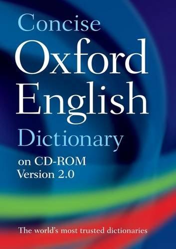 Book Concise Oxford English Dictionary On Cd-rom: 11th Edition, Revised free