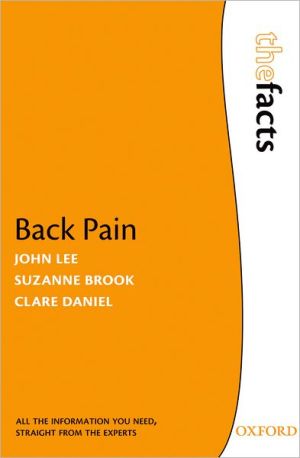 Book Back Pain (The Facts Series) free