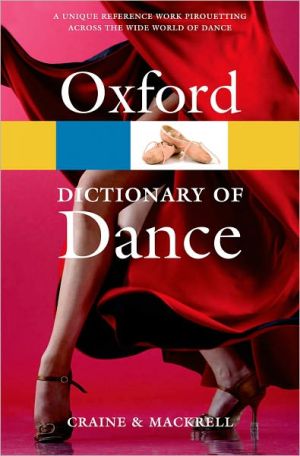 Book The Oxford Dictionary of Dance (Oxford Quick Reference) free