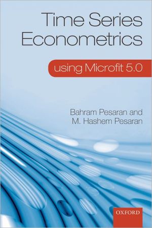Book Time Series Econometrics using Microfit 5.0: A User's Manual free