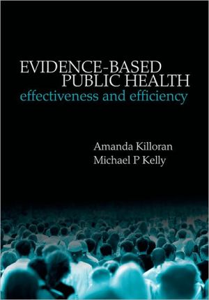 Book Evidence-based Public Health: Effectiveness and efficiency free