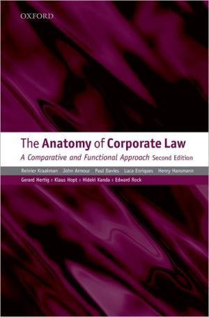 Book The Anatomy of Corporate Law: A Comparative and Functional Approach, Second Edition free