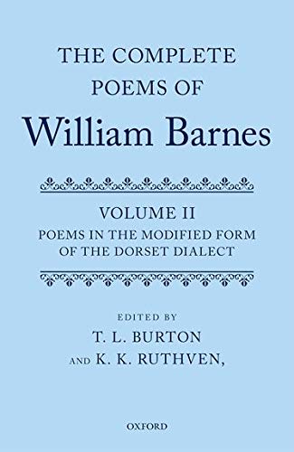 Book Complete Poems of William Barnes: Volume 2: Poems in the Modified Form of the Dorset Dialect free
