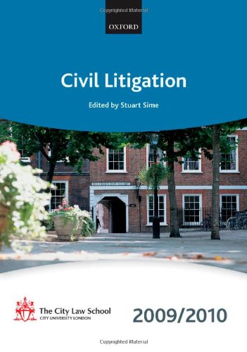 Book Civil Litigation 2009-2010: 2009 Edition (Blackstone Bar Manual) free
