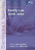 Book Blackstone's Statutes on Family Law 2009-2010 (Blackstone's Statute Book Series) free