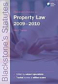 Book Blackstone's Statutes on Property Law 2009-2010 free