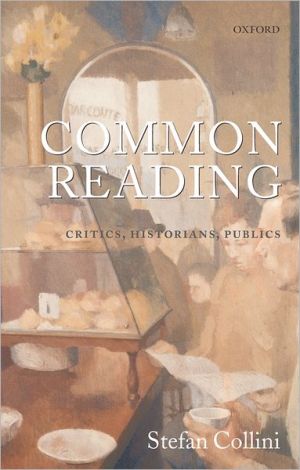 Book Common Reading: Critics, Historians, Publics free
