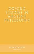 Book Oxford Studies in Ancient Philosophy: Volume 37 free