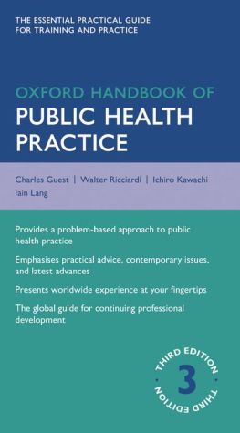 Book Oxford Handbook of Public Health Practice (Oxford Medical Handbooks) free