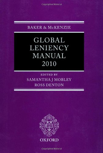 Book Global Leniency Manual 2010 free