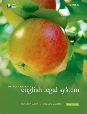 Book Walker & Walker's English Legal System free