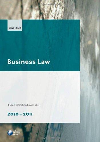 Book Business Law 2010-2011 free