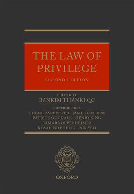 Book The Law of Privilege free