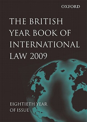 Book British Year Book Of International Law 2009 Volume 80 free