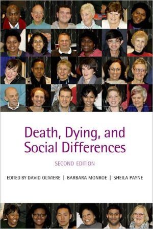 Book Death, Dying, and Social Differences free
