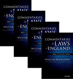Book The Oxford Edition of Blackstone's: Commentaries on the Laws of England: Book I, II, III, and IV Pack free