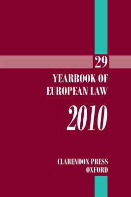 Book Yearbook of European Law 2010: Volume 29 free