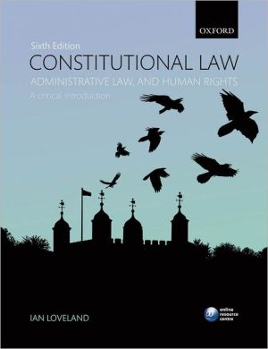 Book Constitutional Law, Administrative Law, and Human Rights: A critical introduction free