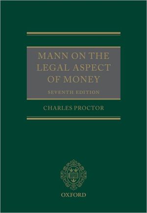 Book Mann on the Legal Aspect of Money free