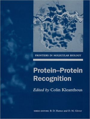 Book Protein-Protein Recognition free