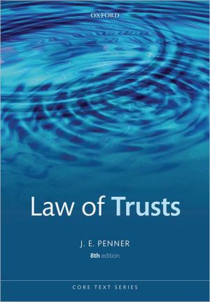 Book The Law Of Trusts (core Text) free