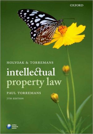 Book Holyoak and Torremans Intellectual Property Law free